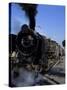 Steam Locomotive of Indian Railways at Chittaurgarh Junction, India-Tony Gervis-Stretched Canvas