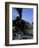 Steam Locomotive of Indian Railways at Chittaurgarh Junction, India-Tony Gervis-Framed Photographic Print