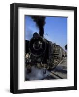 Steam Locomotive of Indian Railways at Chittaurgarh Junction, India-Tony Gervis-Framed Photographic Print