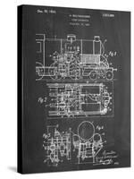 Steam Locomotive Patent-null-Stretched Canvas