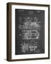 Steam Locomotive Patent-null-Framed Art Print