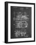 Steam Locomotive Patent-null-Framed Art Print