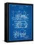 Steam Locomotive Patent-null-Framed Stretched Canvas