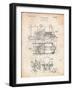 Steam Locomotive Patent-Cole Borders-Framed Art Print