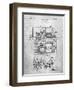 Steam Locomotive Patent-Cole Borders-Framed Art Print