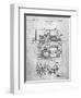 Steam Locomotive Patent-Cole Borders-Framed Art Print