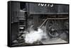 Steam Locomotive-Victor De Schwanberg-Framed Stretched Canvas