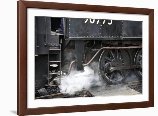 Steam Locomotive-Victor De Schwanberg-Framed Photographic Print