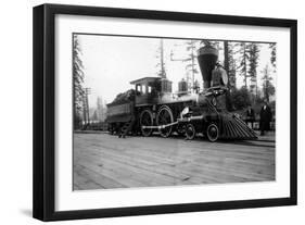 Steam Locomotive-Asahel Curtis-Framed Giclee Print