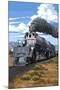 Steam Locomotive-Lantern Press-Mounted Art Print