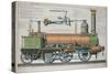 Steam Locomotive-Fortuné Delarue-Stretched Canvas