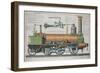 Steam Locomotive-Fortuné Delarue-Framed Giclee Print