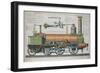 Steam Locomotive-Fortuné Delarue-Framed Giclee Print