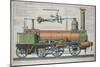 Steam Locomotive-Fortuné Delarue-Mounted Giclee Print