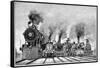 Steam Locomotives, Early 20th Century-Science Photo Library-Framed Stretched Canvas