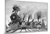 Steam Locomotives, Early 20th Century-Science Photo Library-Mounted Photographic Print