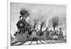 Steam Locomotives, Early 20th Century-Science Photo Library-Framed Photographic Print