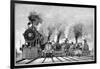 Steam Locomotives, Early 20th Century-Science Photo Library-Framed Photographic Print