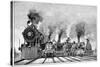 Steam Locomotives, Early 20th Century-Science Photo Library-Stretched Canvas