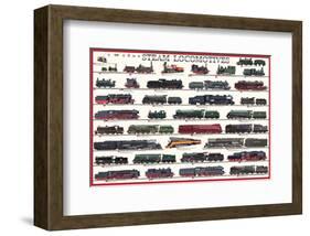 Steam Locomotives-null-Framed Art Print