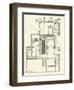 Steam Power Piston Chamber Cutaway-null-Framed Art Print