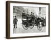 Steam-Powered Car by Leon Serpollet. Engraving.-Tarker-Framed Photographic Print