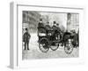 Steam-Powered Car by Leon Serpollet. Engraving.-Tarker-Framed Photographic Print