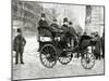 Steam-Powered Car by Leon Serpollet. Engraving.-Tarker-Mounted Photographic Print