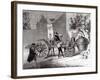 Steam-Powered Car Invented by Nicolas Joseph Cugnot-null-Framed Giclee Print