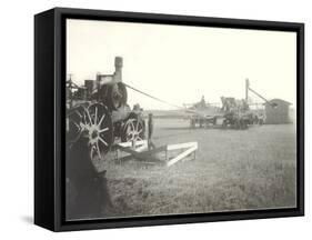 Steam-Powered Farm Equipment-null-Framed Stretched Canvas