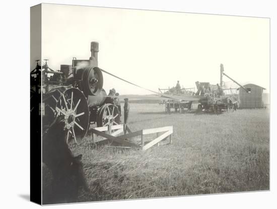 Steam-Powered Farm Equipment-null-Stretched Canvas