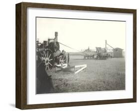 Steam-Powered Farm Equipment-null-Framed Art Print