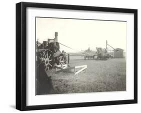 Steam-Powered Farm Equipment-null-Framed Art Print