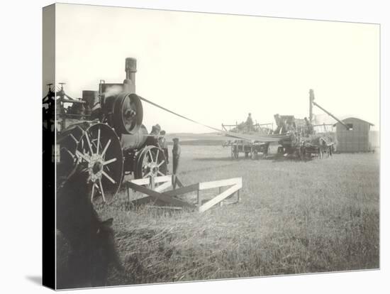 Steam-Powered Farm Equipment-null-Stretched Canvas