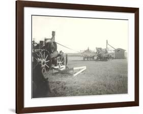 Steam-Powered Farm Equipment-null-Framed Art Print
