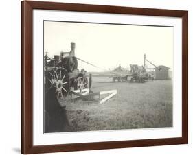 Steam-Powered Farm Equipment-null-Framed Art Print