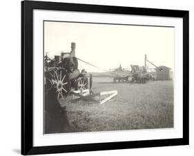 Steam-Powered Farm Equipment-null-Framed Art Print