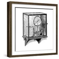 Steam Pressure Gauge And Recorder-Mark Sykes-Framed Photographic Print