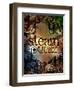 Steam Punk Logo Sign-Pixeldreams-Framed Art Print