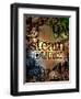 Steam Punk Logo Sign-Pixeldreams-Framed Art Print