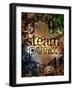 Steam Punk Logo Sign-Pixeldreams-Framed Art Print