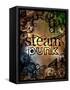 Steam Punk Logo Sign-Pixeldreams-Framed Stretched Canvas