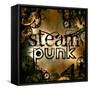 Steam Punk Rusty Sign Illustration-Pixeldreams-Framed Stretched Canvas