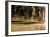 Steam Rises at Sunrise on Sparks Lake in the Deschutes National Forest Near Bend, Oregon, Usa-Chuck Haney-Framed Photographic Print