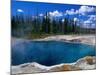 Steam Rising from Abyss Pool in West Thumb Geyser Basin, Yellowstone National Park, USA-John Elk III-Mounted Photographic Print