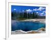 Steam Rising from Abyss Pool in West Thumb Geyser Basin, Yellowstone National Park, USA-John Elk III-Framed Photographic Print