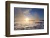 Steam Rising from Geothermal Pools at Sunrise in Winter, Geysir, Haukardalur Valley-Lee Frost-Framed Photographic Print