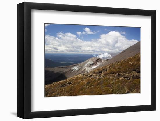 Steam Rising from Side of Mount Tongariro-Stuart-Framed Photographic Print