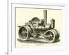 Steam Road-Roller, by Aveling and Porter-null-Framed Giclee Print