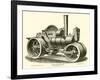 Steam Road-Roller, by Aveling and Porter-null-Framed Giclee Print